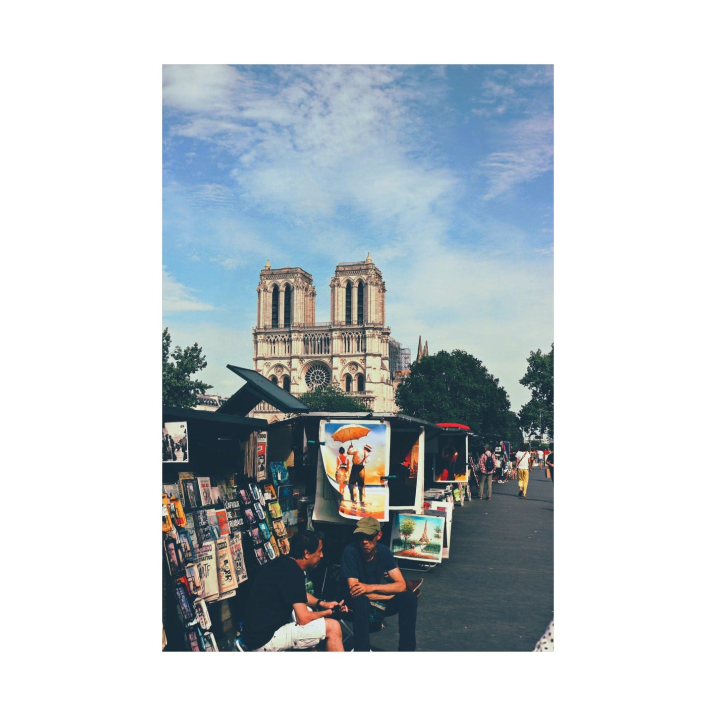 "Notre Dame Cathedral" Matte Vertical Posters