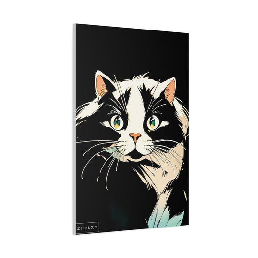 Anime Style Art Matte Canvas, Stretched, 1.25"- "The Stray Friends #1"