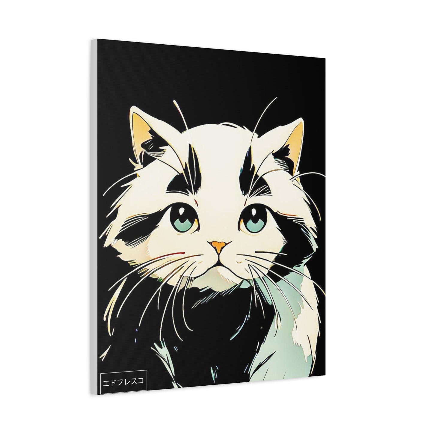 Anime Style Art Matte Canvas, Stretched, 1.25"- "The Stray Friends #2"