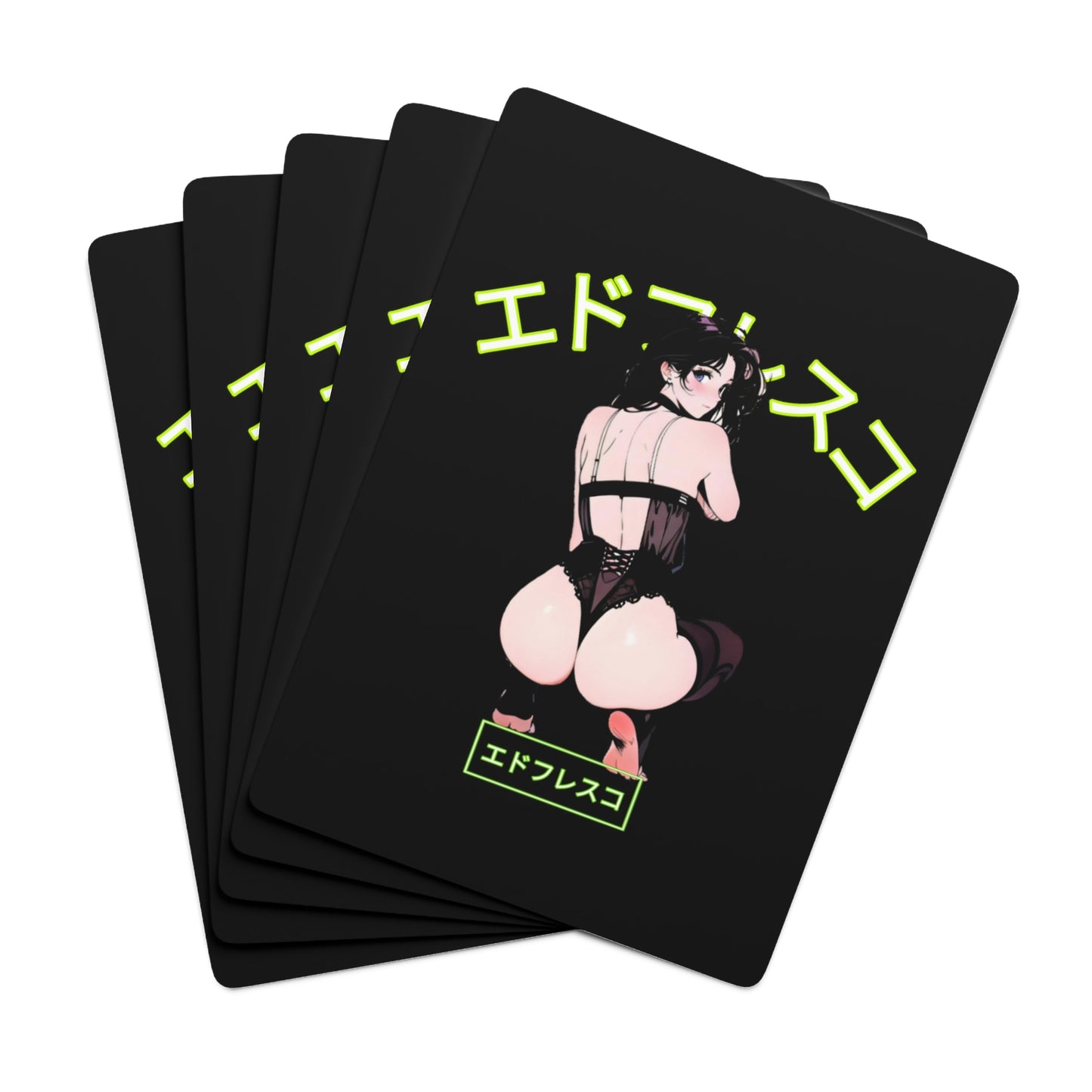 Anime Style Art Custom Poker Cards- "Made for Fun"