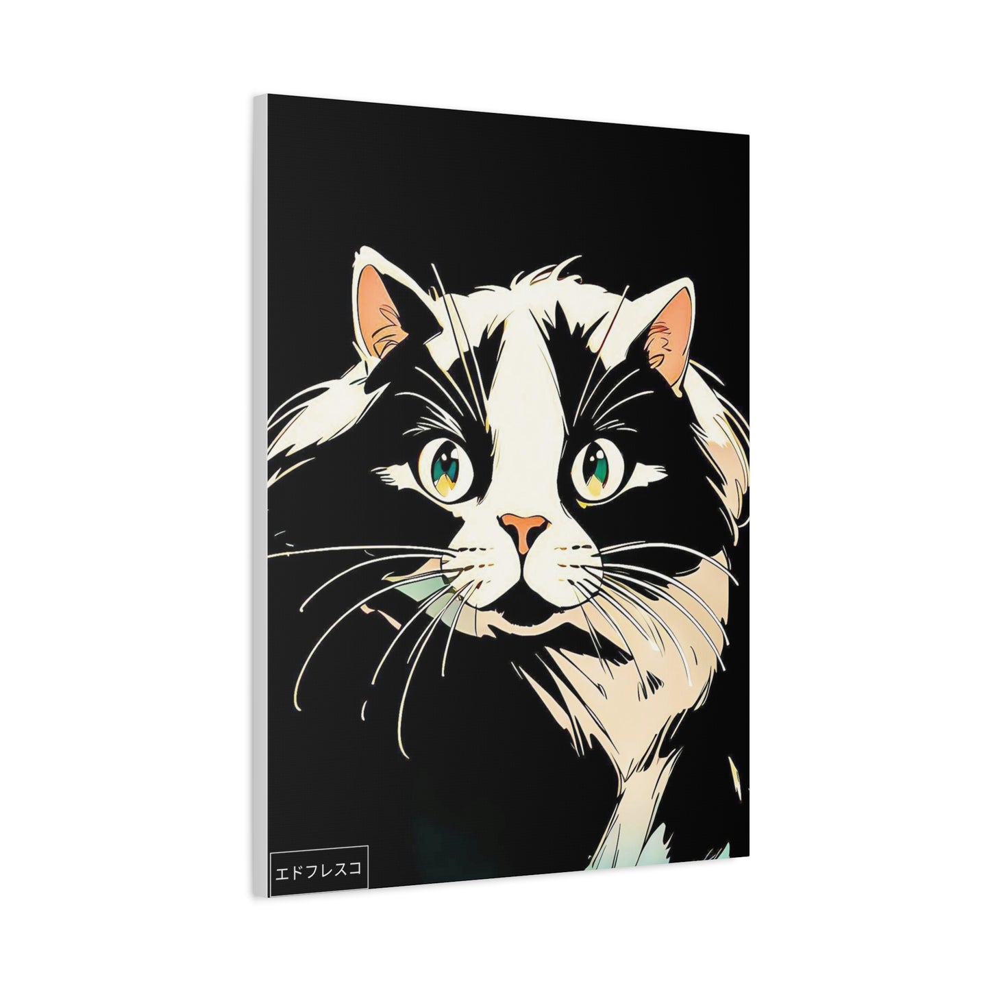 Anime Style Art Matte Canvas, Stretched, 1.25"- "The Stray Friends #1"