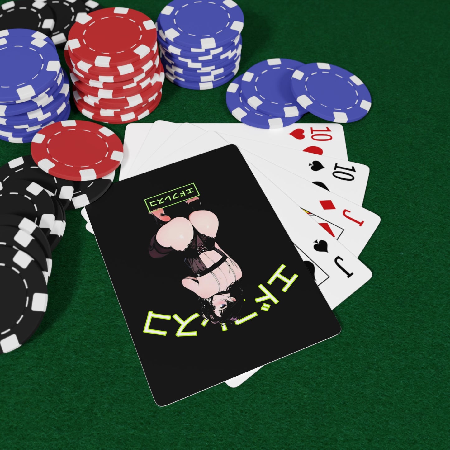 Anime Style Art Custom Poker Cards- "Made for Fun"