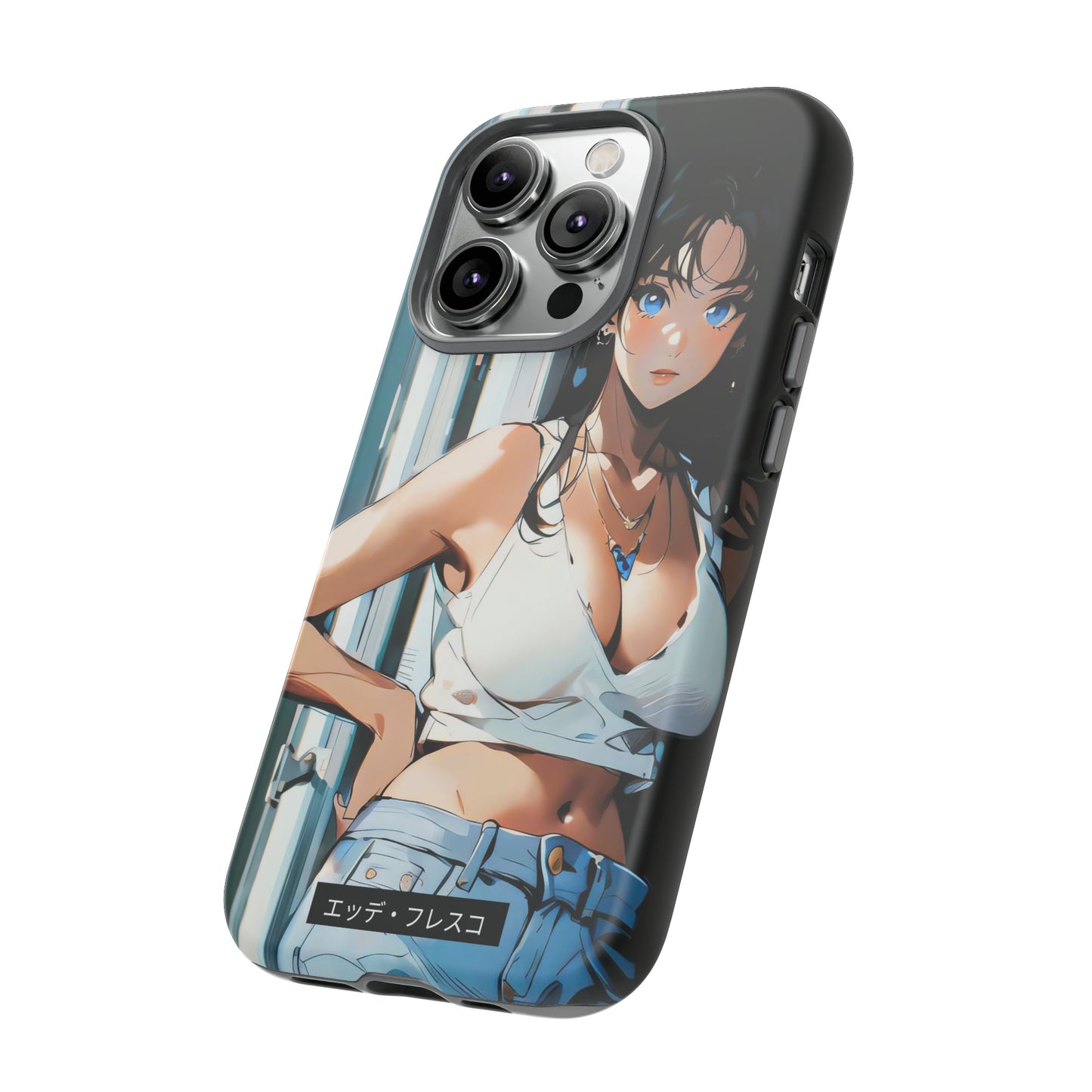 Anime Style Art Tough Cases- "She's Not Impressed"