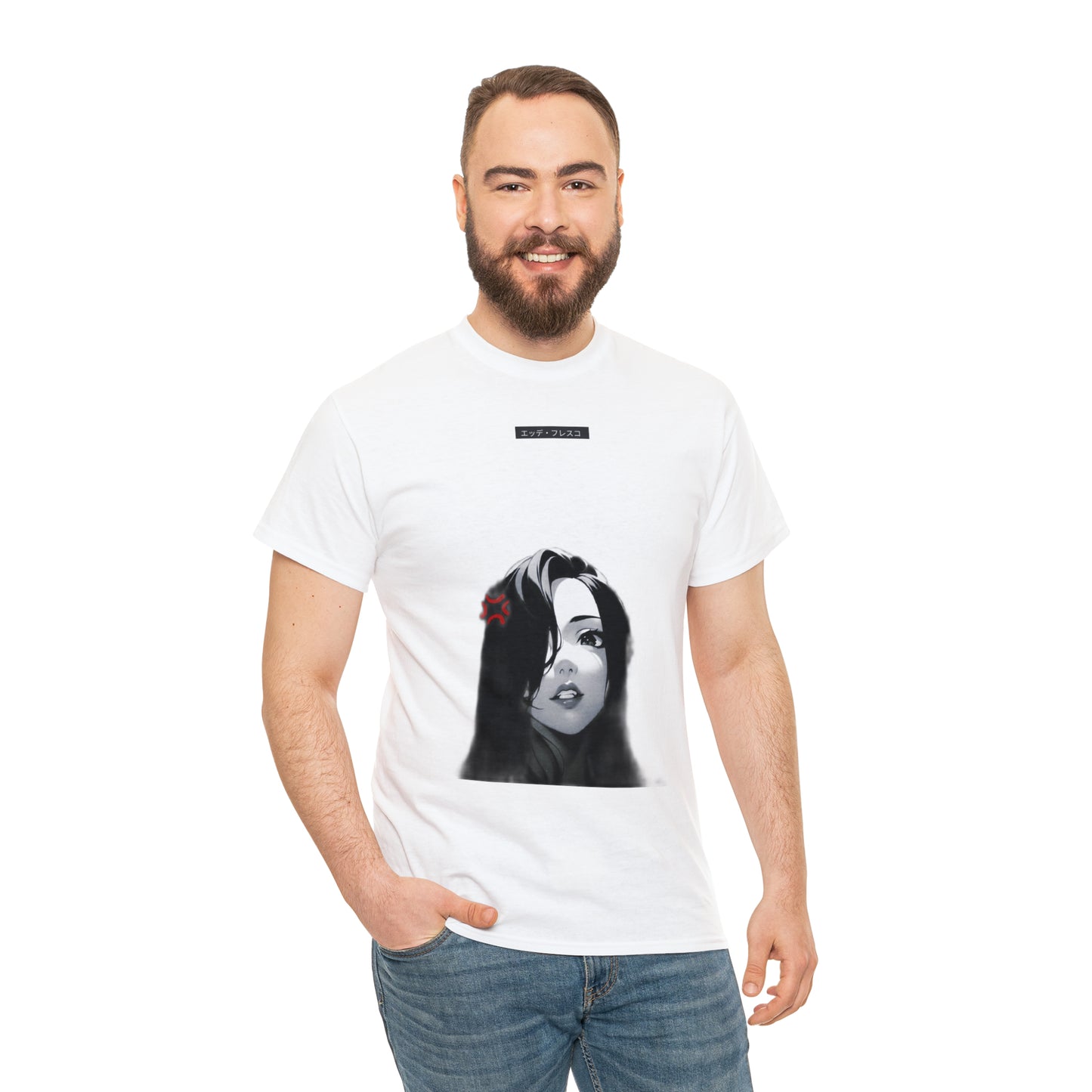First and Second Form- Anime Style Art Unisex Heavy Cotton Tee