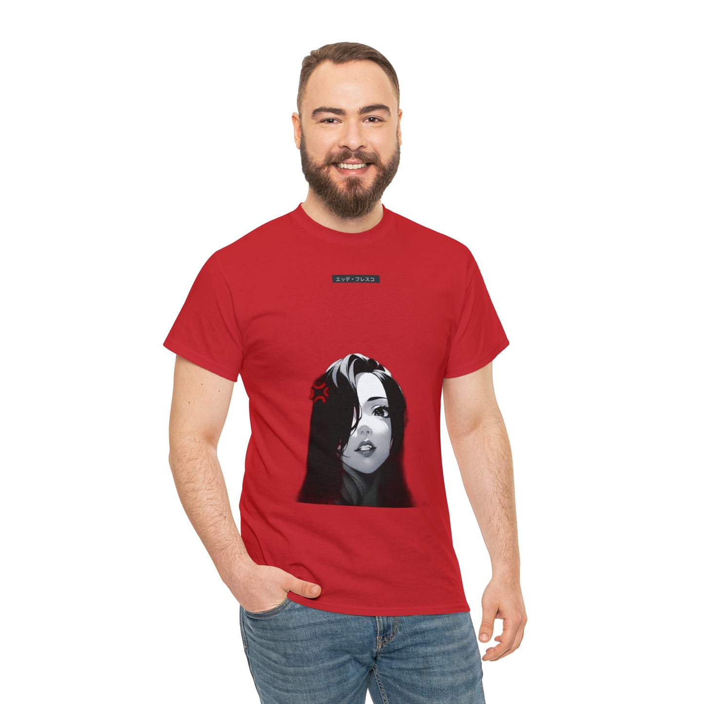 First and Second Form- Anime Style Art Unisex Heavy Cotton Tee