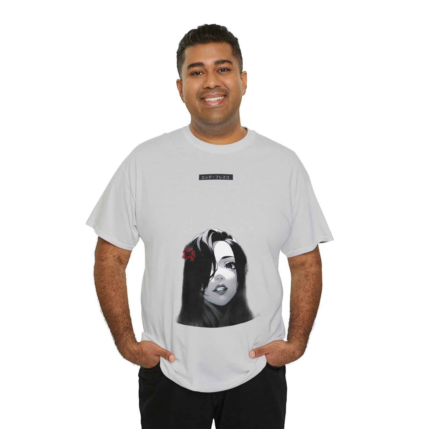 First and Second Form- Anime Style Art Unisex Heavy Cotton Tee