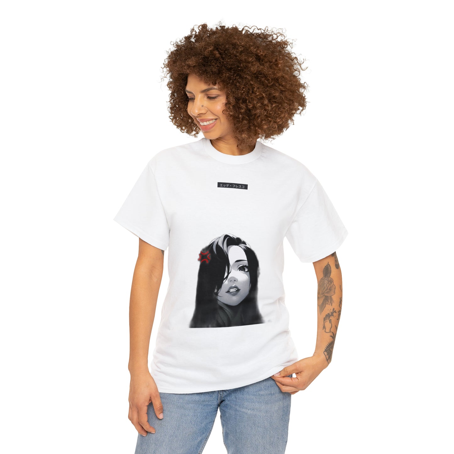 First and Second Form- Anime Style Art Unisex Heavy Cotton Tee