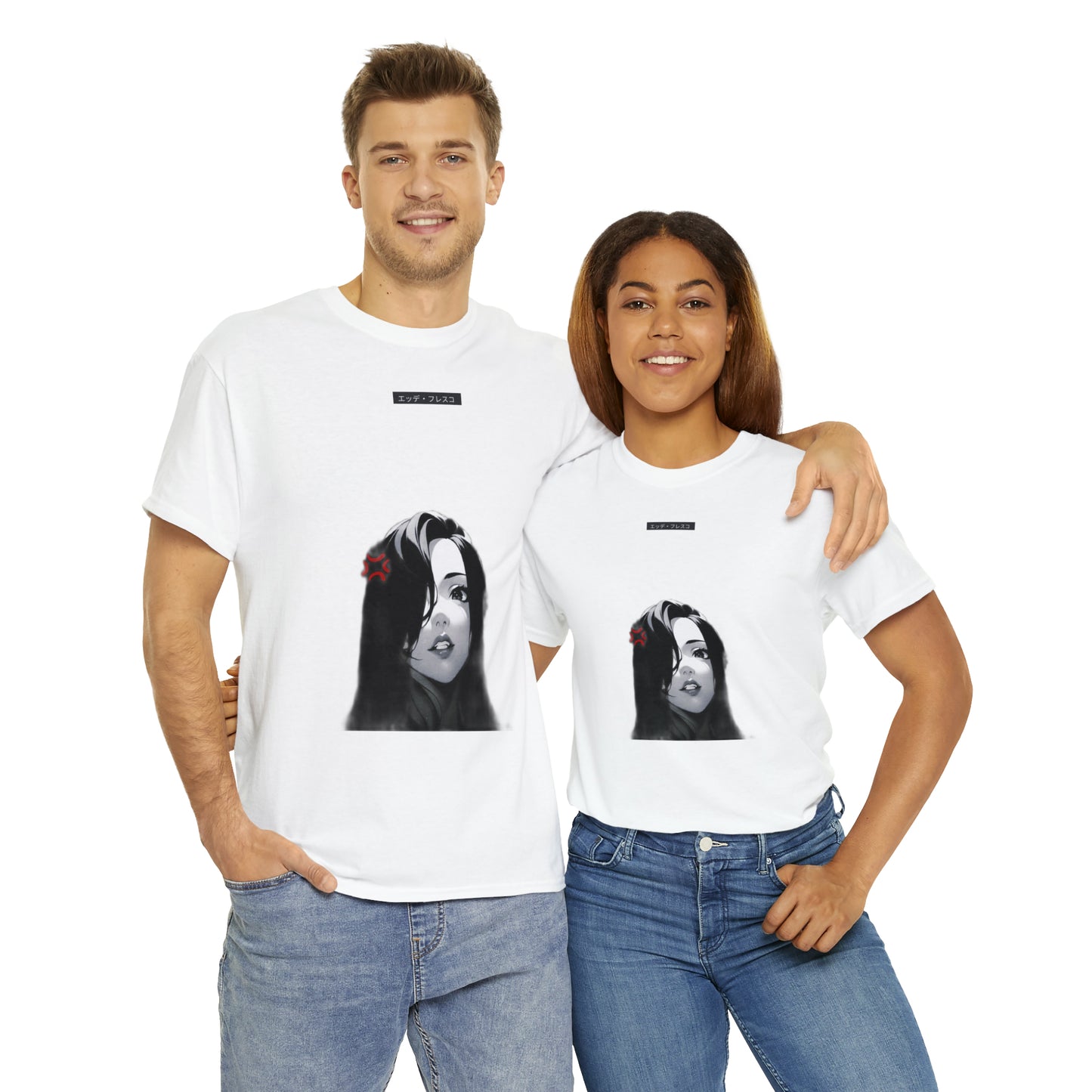 First and Second Form- Anime Style Art Unisex Heavy Cotton Tee