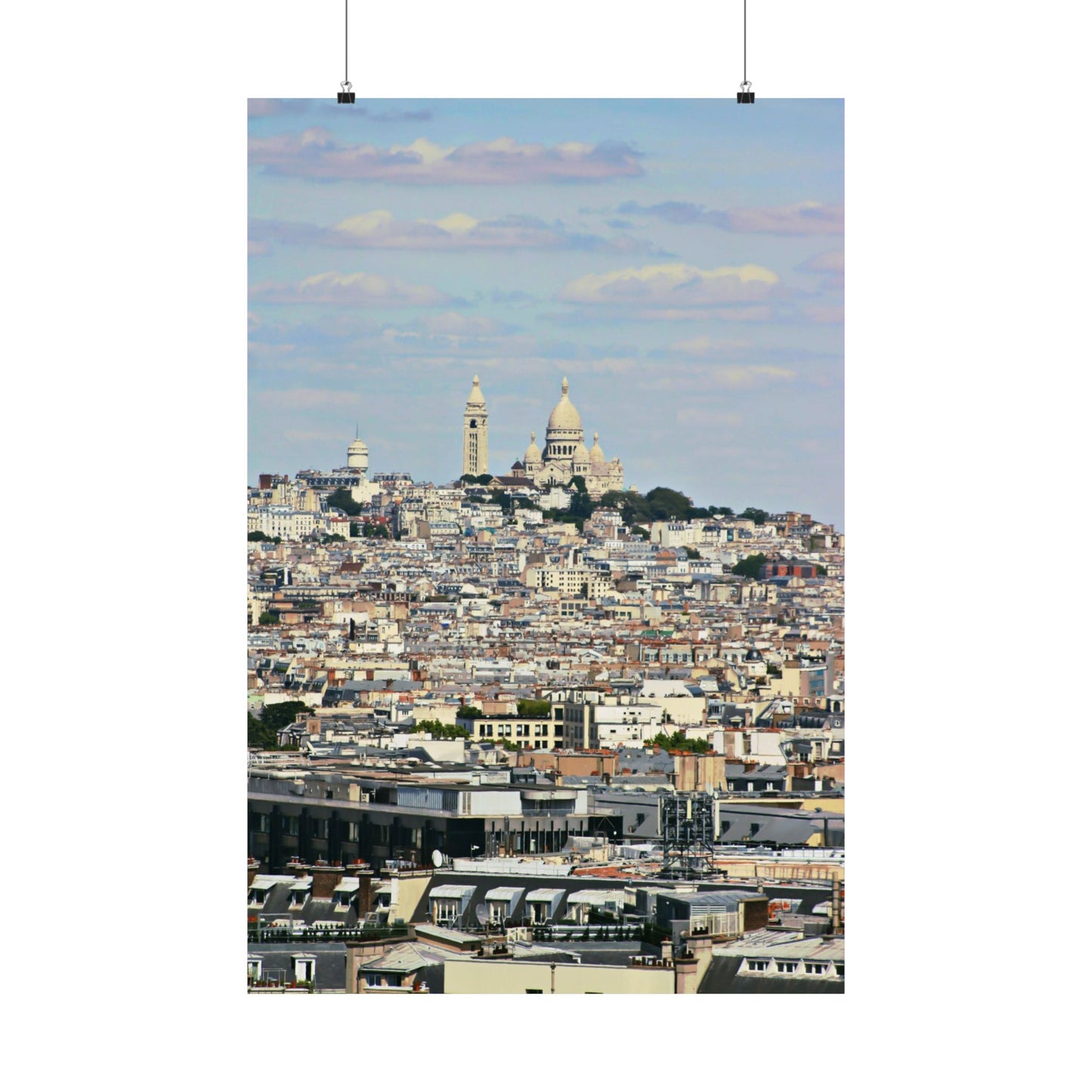 "Basilique du Sacre-Coeur" Matte Vertical Posters