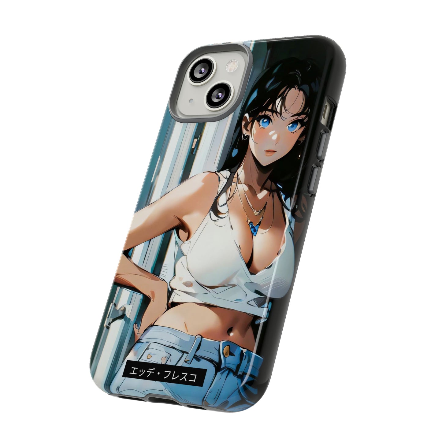 Anime Style Art Tough Cases- "She's Not Impressed"