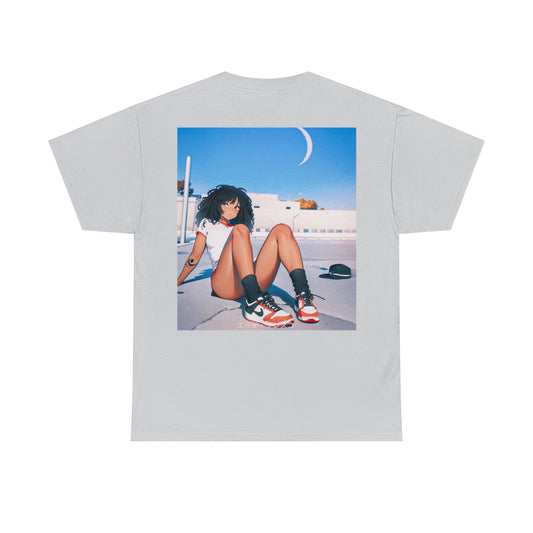 Curly Chris- Anime Style Art Unisex Heavy Cotton Tee