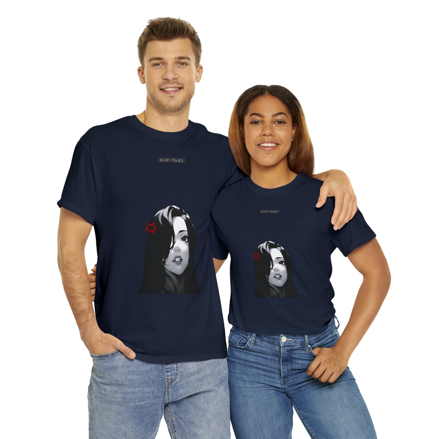 First and Second Form- Anime Style Art Unisex Heavy Cotton Tee