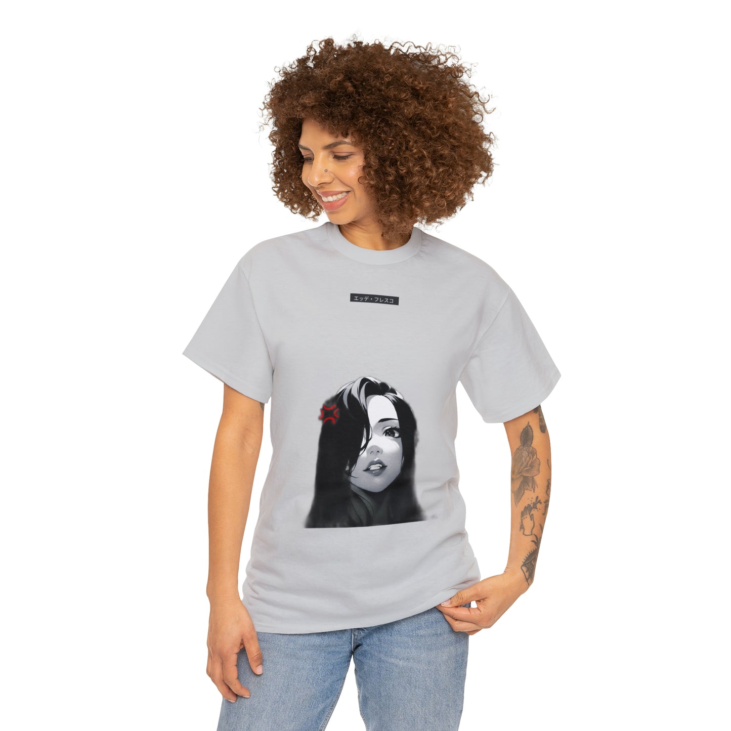 First and Second Form- Anime Style Art Unisex Heavy Cotton Tee