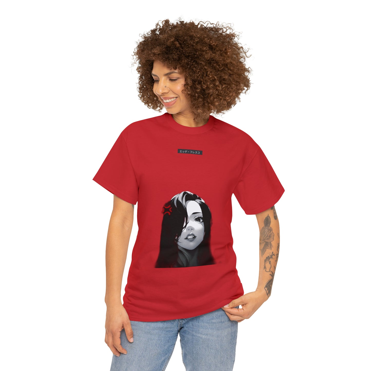 First and Second Form- Anime Style Art Unisex Heavy Cotton Tee