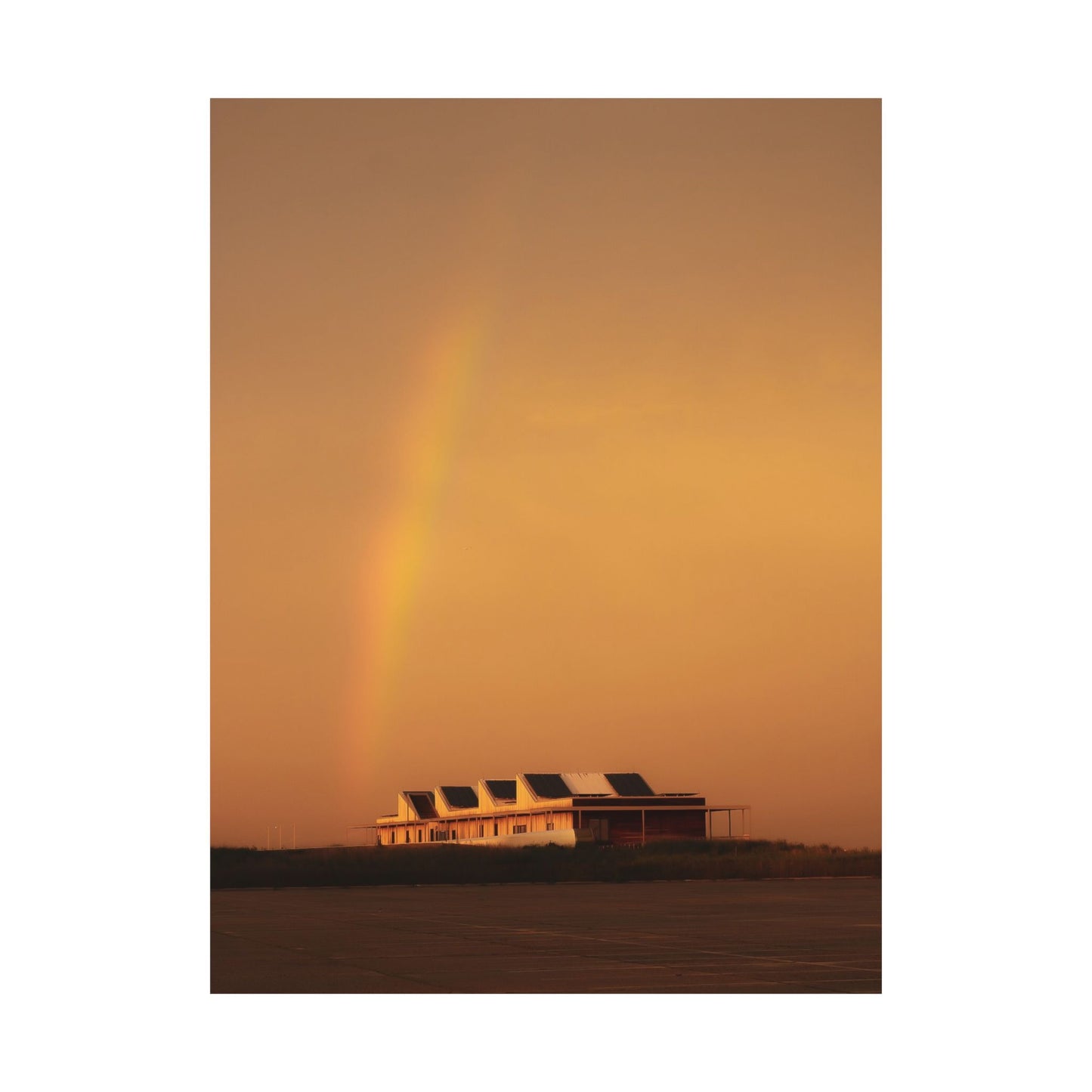 "Beach Rainbow" Matte Vertical Posters