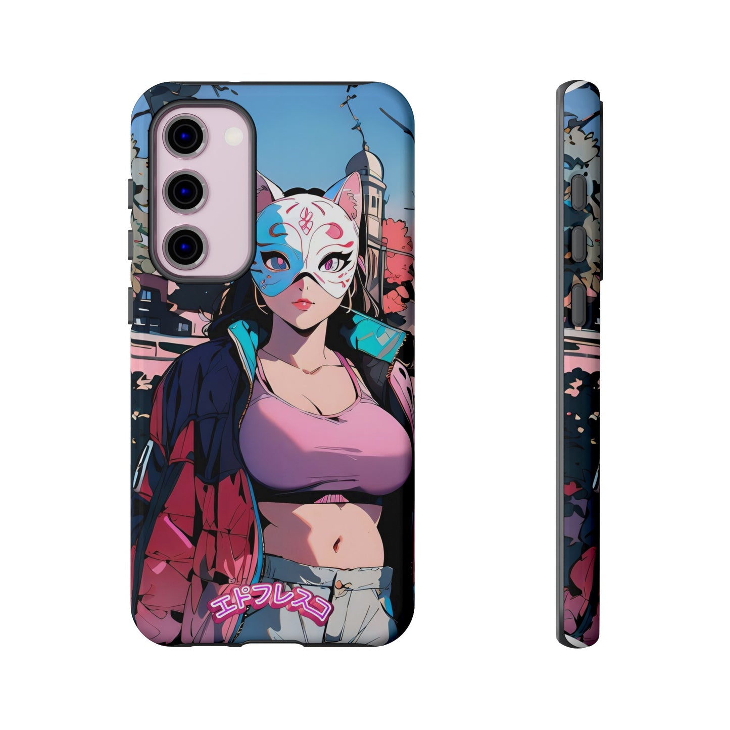 Anime Style Art Tough Cases- "Kitty City Boss #3"