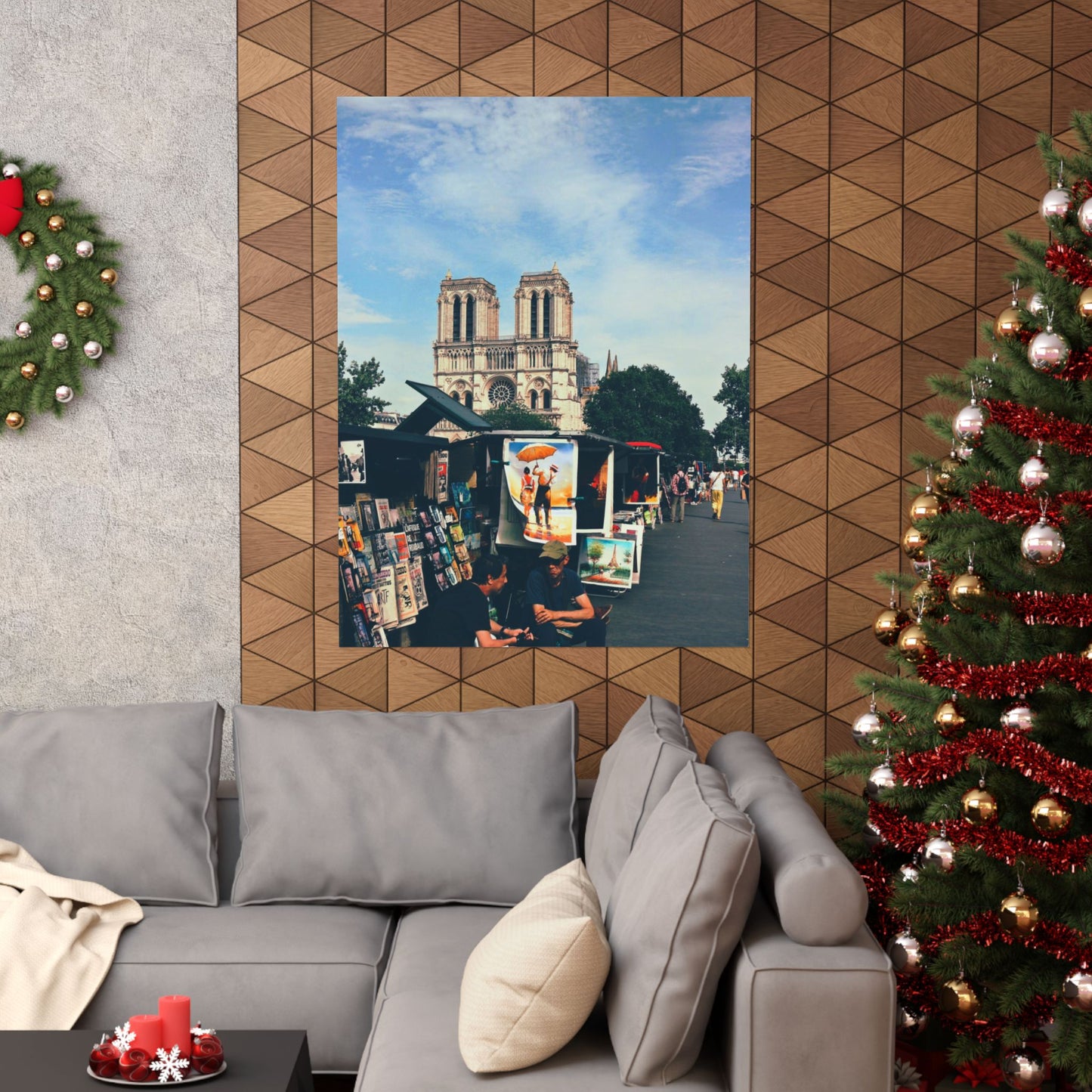 "Notre Dame Cathedral" Matte Vertical Posters