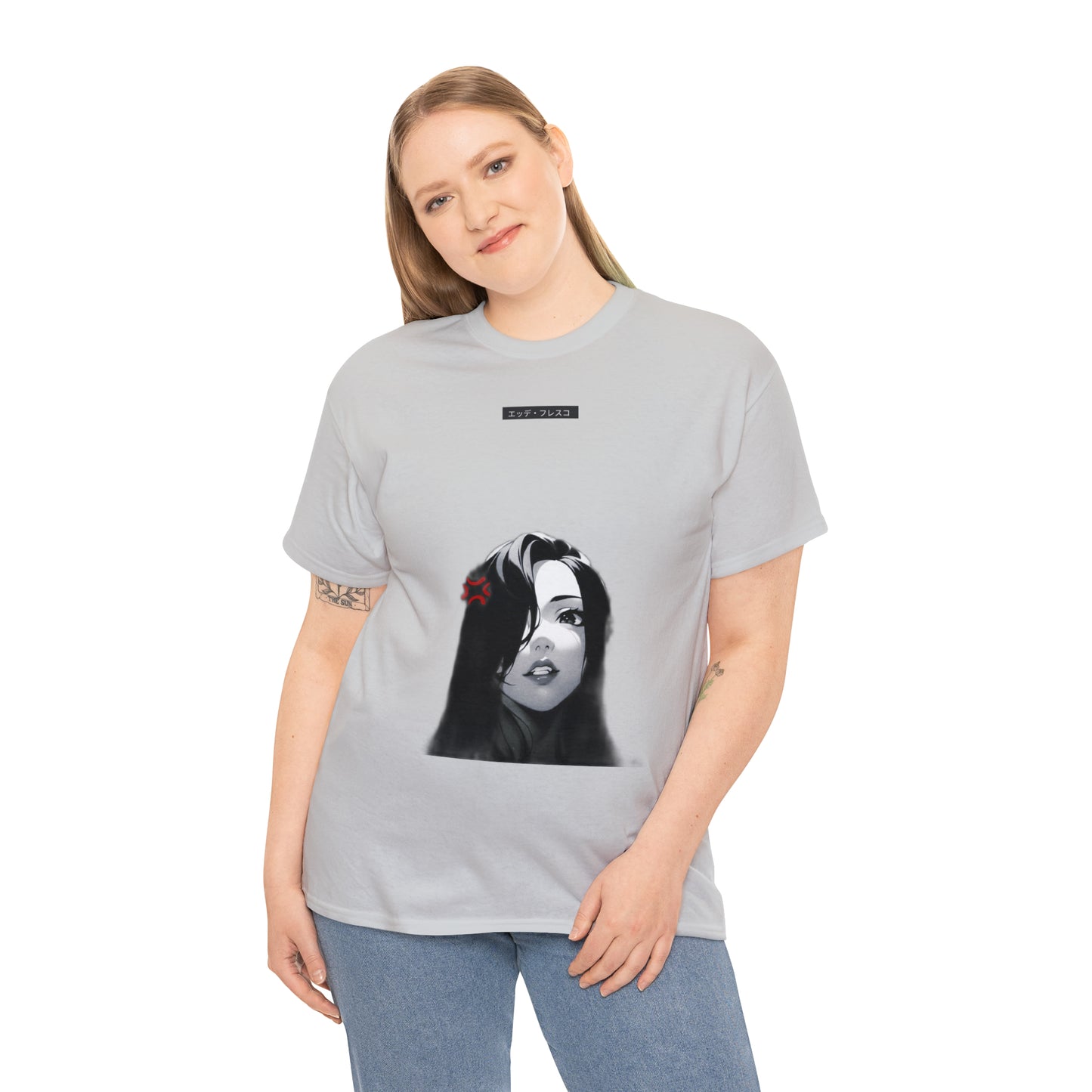 First and Second Form- Anime Style Art Unisex Heavy Cotton Tee
