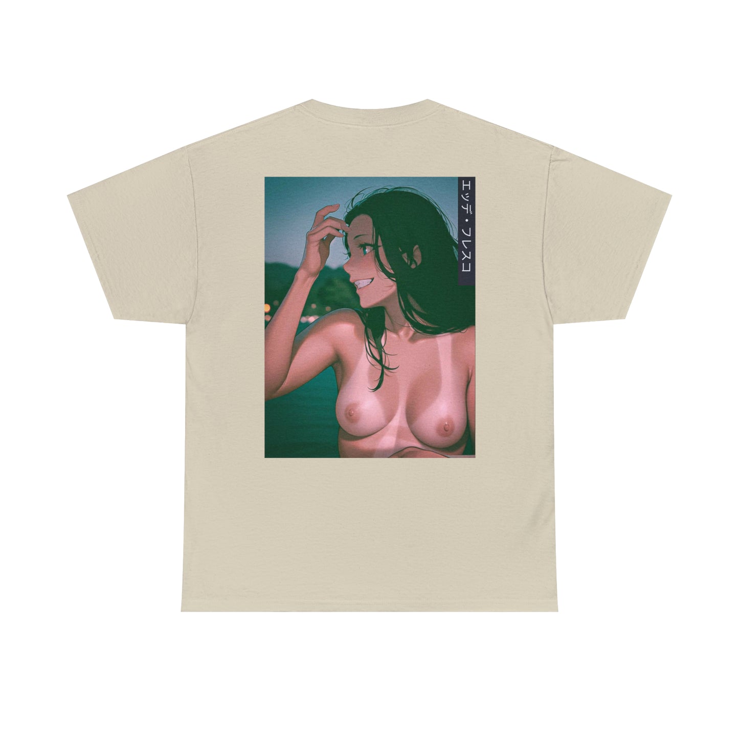 Anime Style Art Unisex Heavy Cotton Tee- "Creep"