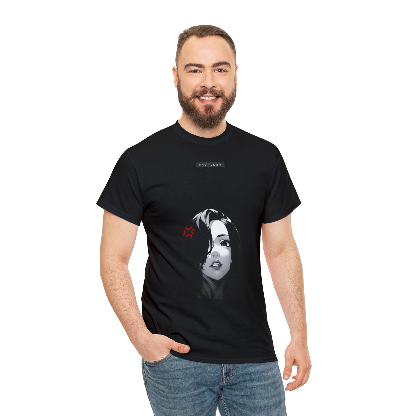 First and Second Form- Anime Style Art Unisex Heavy Cotton Tee