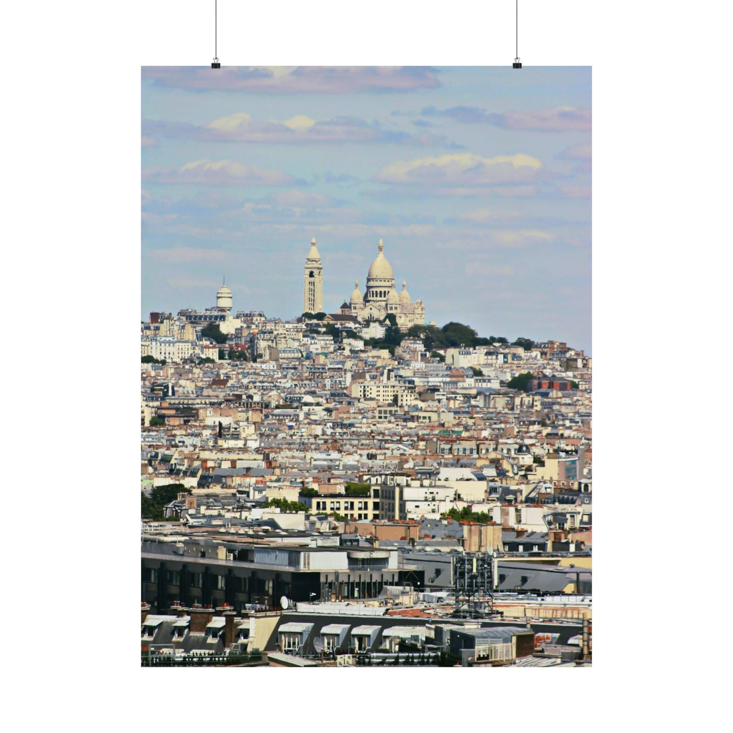 "Basilique du Sacre-Coeur" Matte Vertical Posters