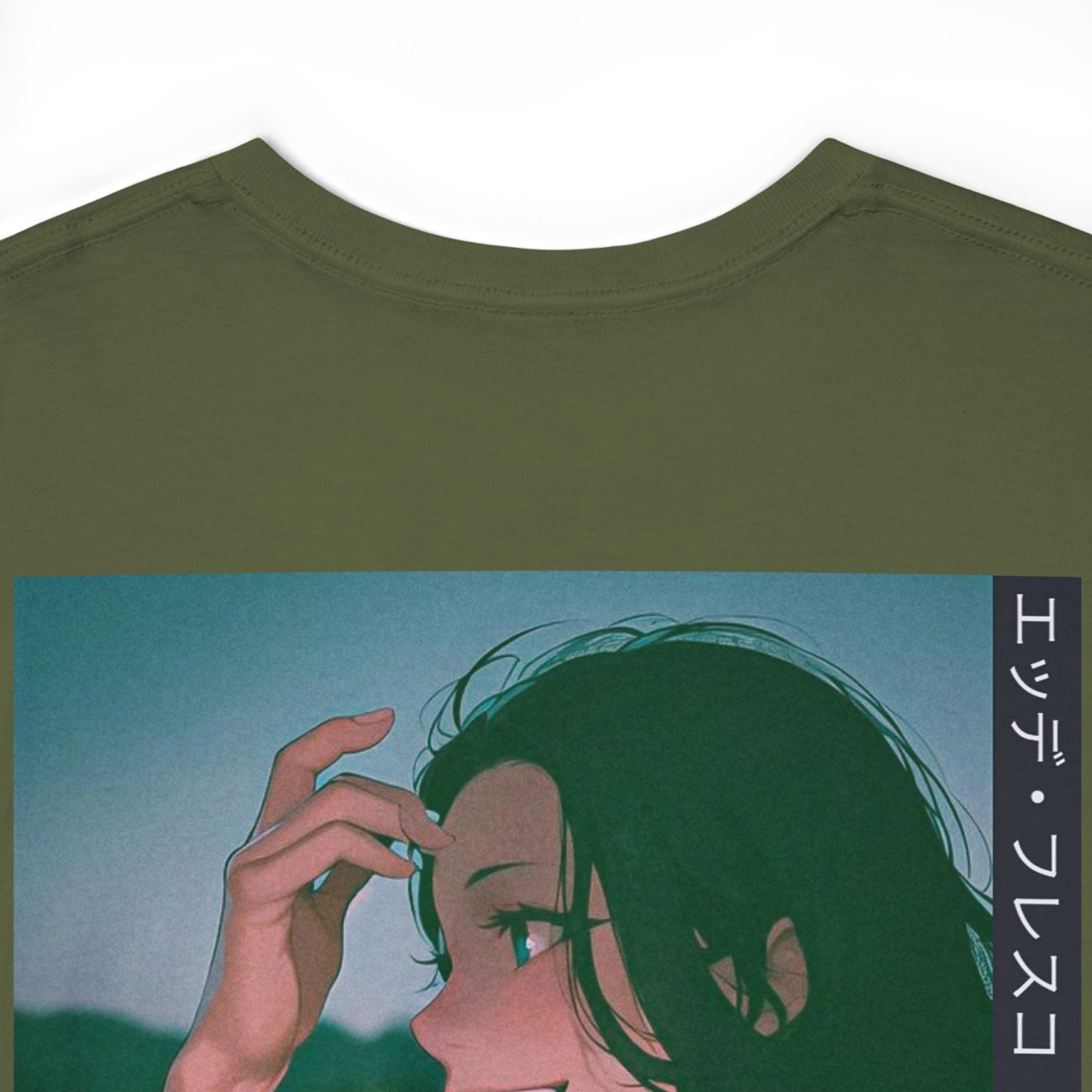 Anime Style Art Unisex Heavy Cotton Tee- "Creep"
